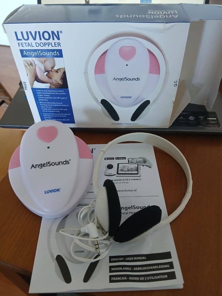Luvion AngelSounds Fetal Doppler – nieuwstaat, Kinderen en Baby's, Babyfoons, Ophalen of Verzenden, Zo goed als nieuw, 250 meter of meer