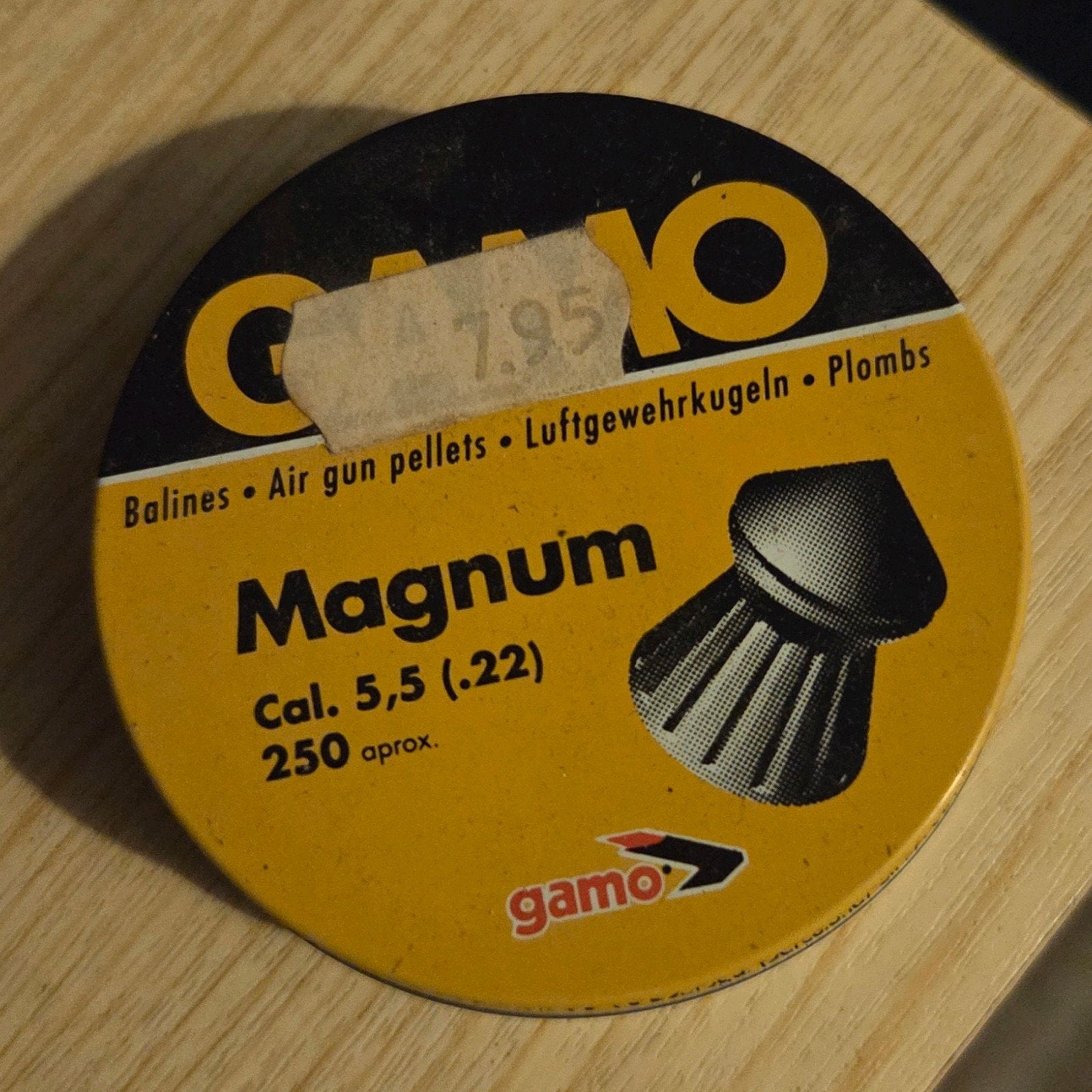 Gamo Magnum Luchtbuks Kogeltjes Cal. 5,5 (.22) - 250 st., Sport en Fitness, Schietsport-accessoires, Ophalen of Verzenden