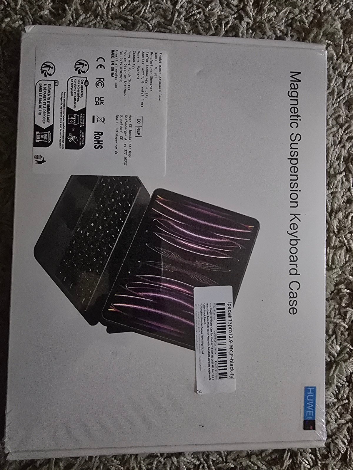 Magnetische Ophanging Toetsenbordhoes voor Tablet, Ophalen of Verzenden, Nieuw, Magnetic Suspension Keyboard Case, HUAWEI