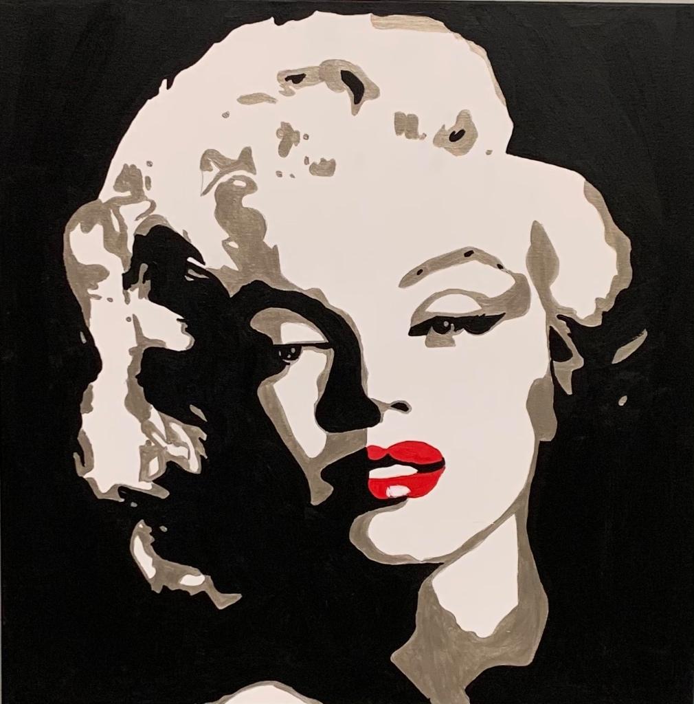 Schilderij Marilyn Monroe, Ophalen, Oorspronkelijke maker, Nieuw, Schilderij