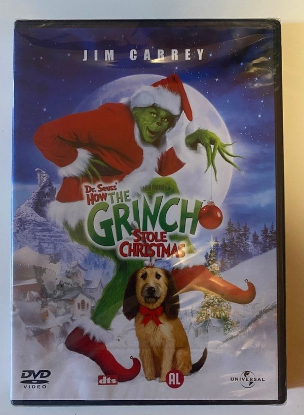 DR. SEUSS HOW THE GRINCH STOLE CHRISTMAS (IN SEAL) (DVD), Alle leeftijden, Verzenden, Zo goed als nieuw, Romantische komedie