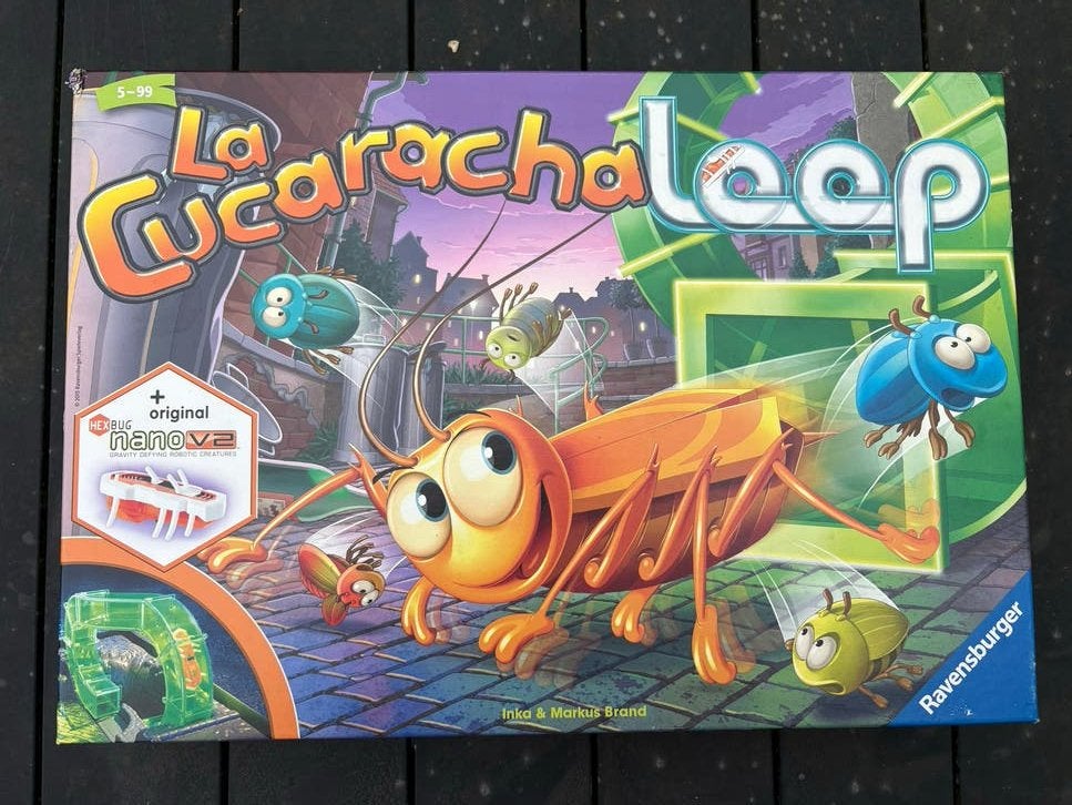 La Cucaracha Loop - Compleet gezelschapsspel, Drie of vier spelers, Ophalen of Verzenden, Zo goed als nieuw