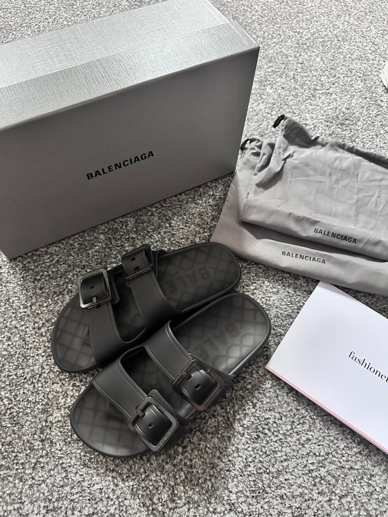 Balenciaga mallorca slippers dames origineel 38 nieuw, Slippers, Verzenden, Zwart, Nieuw