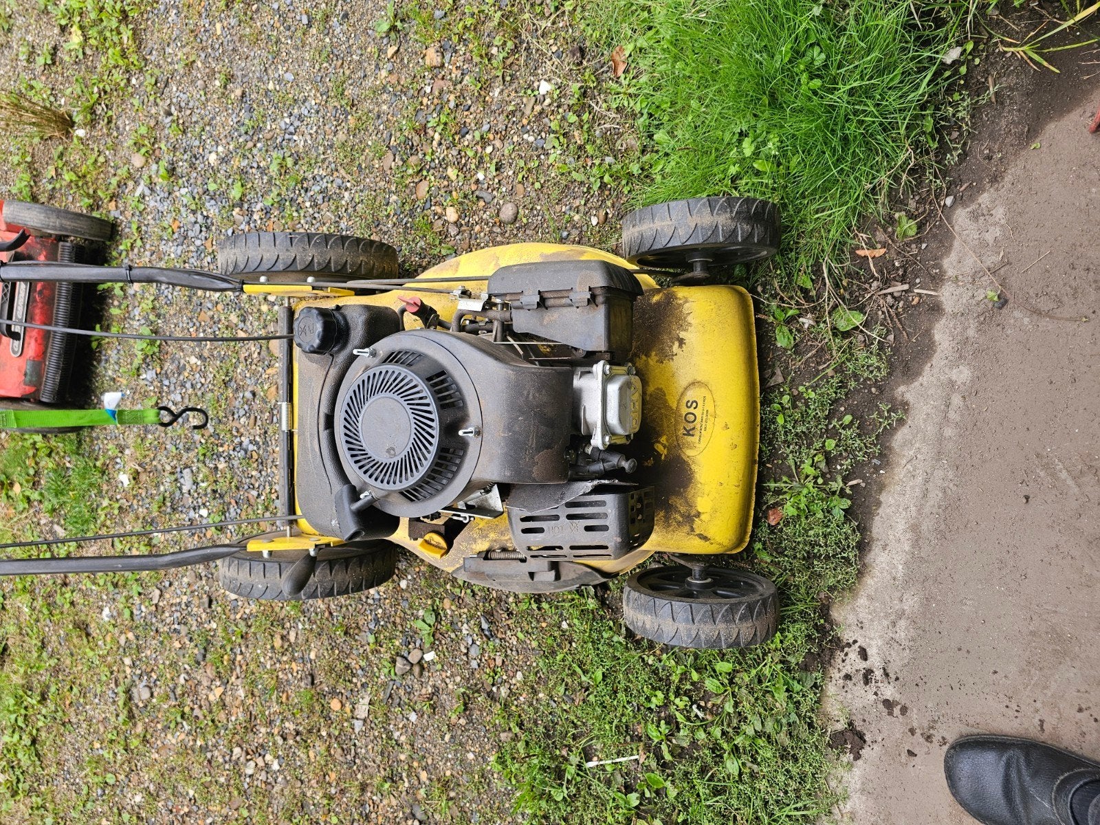 Grasmaaier te koop - Zelf zijden, zonder opvangbak, Ophalen of Verzenden, Gebruikt, Benzine-grasmaaier