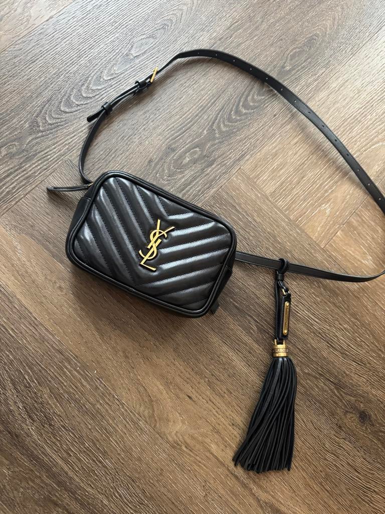 Saint Laurent belt bag Zwart Leer, Ophalen of Verzenden, Zo goed als nieuw, Zwart, Overige typen