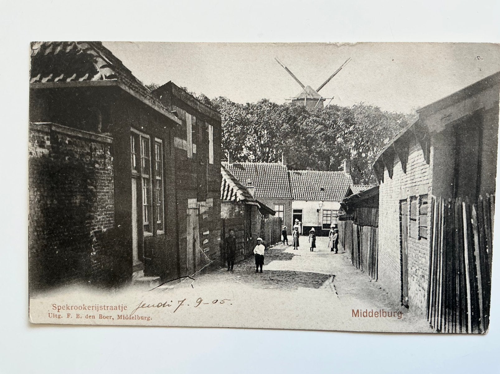 Middelburg Spekrookerijstraatje, Verzamelen, Ophalen of Verzenden, Voor 1920, Ongelopen, Zeeland