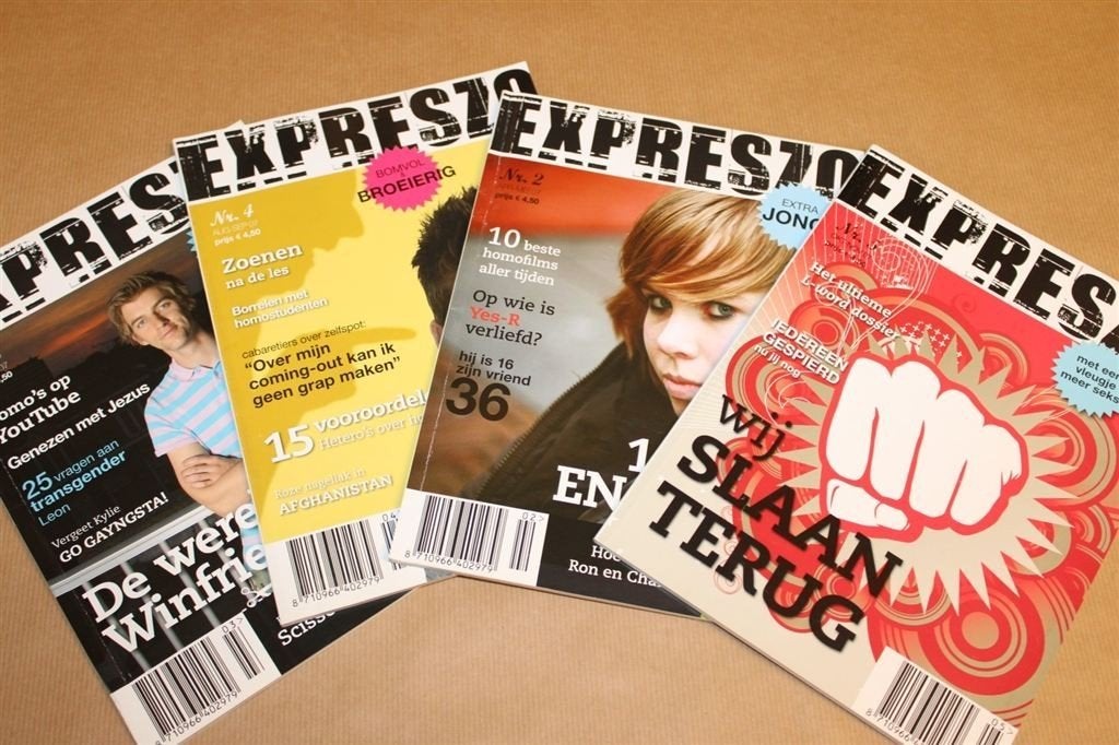 Magazines - Expreszo [Gay] - 4 nrs. uit 2007, Ophalen of Verzenden, Zo goed als nieuw, Damesbladen