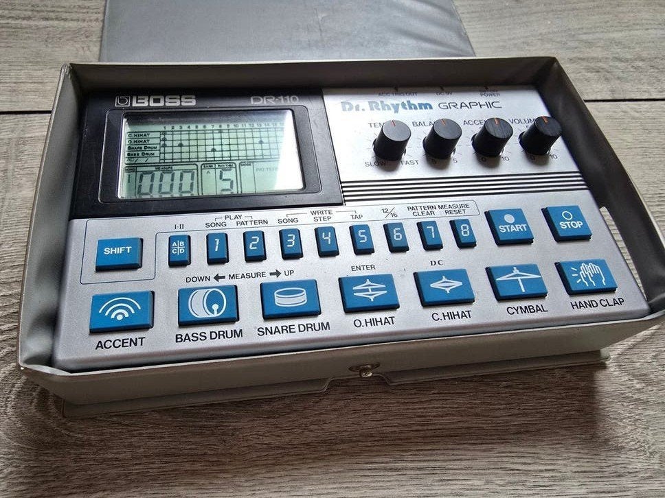Boss DR-110 Dr. Rhythm Graphic Drummachine, Muziek en Instrumenten, Drumcomputers, Ophalen of Verzenden, Gebruikt, Boss