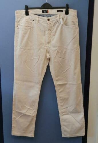State of art zand/ecru broek mod."Monza" regular W40 36130, State of Art, ., Wit, Maat 56/58 (XL)