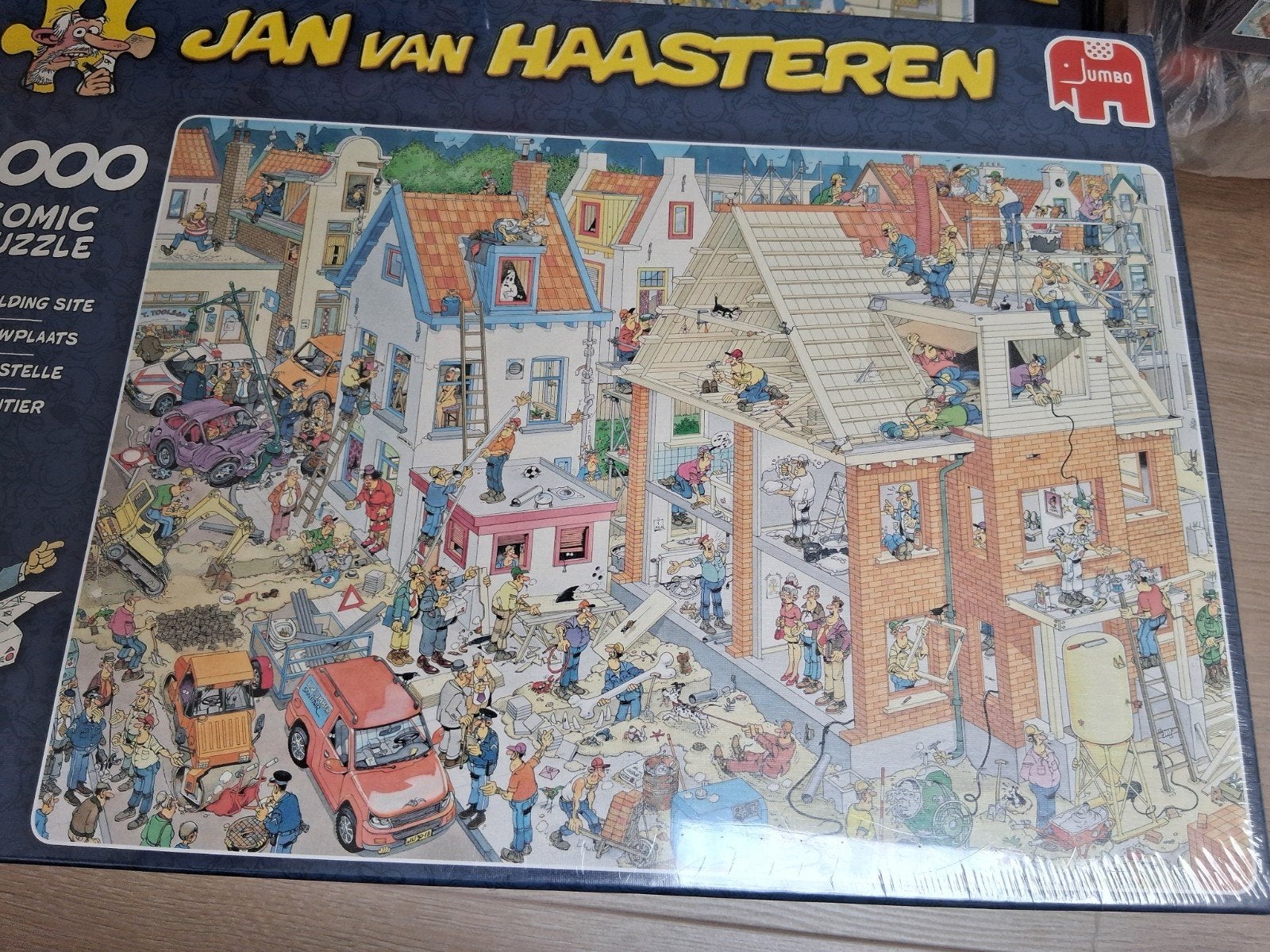 Jan van Haasteren puzzel de bouwplaats 3000 st Nieuw, Hobby en Vrije tijd, Denksport en Puzzels, Ophalen of Verzenden, Meer dan 1500 stukjes