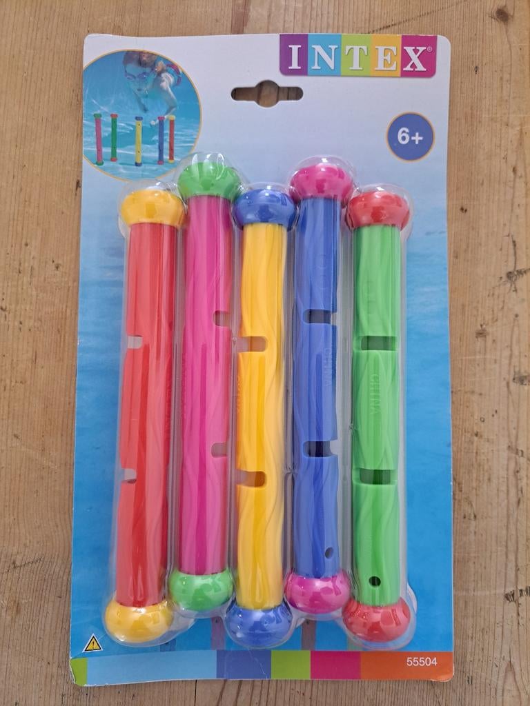 Intex Duikstokken 5 stuks Duikspeelgoed duikstaven, Ophalen of Verzenden, Nieuw