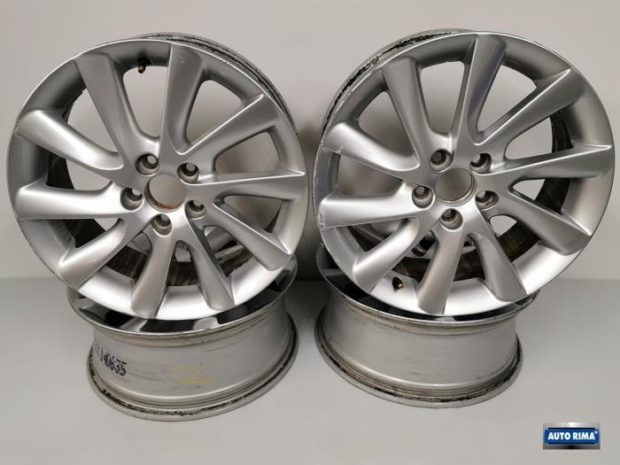 Sportvelgen Set van een Volvo V60, Gebruikt, -, -, Ophalen of Verzenden