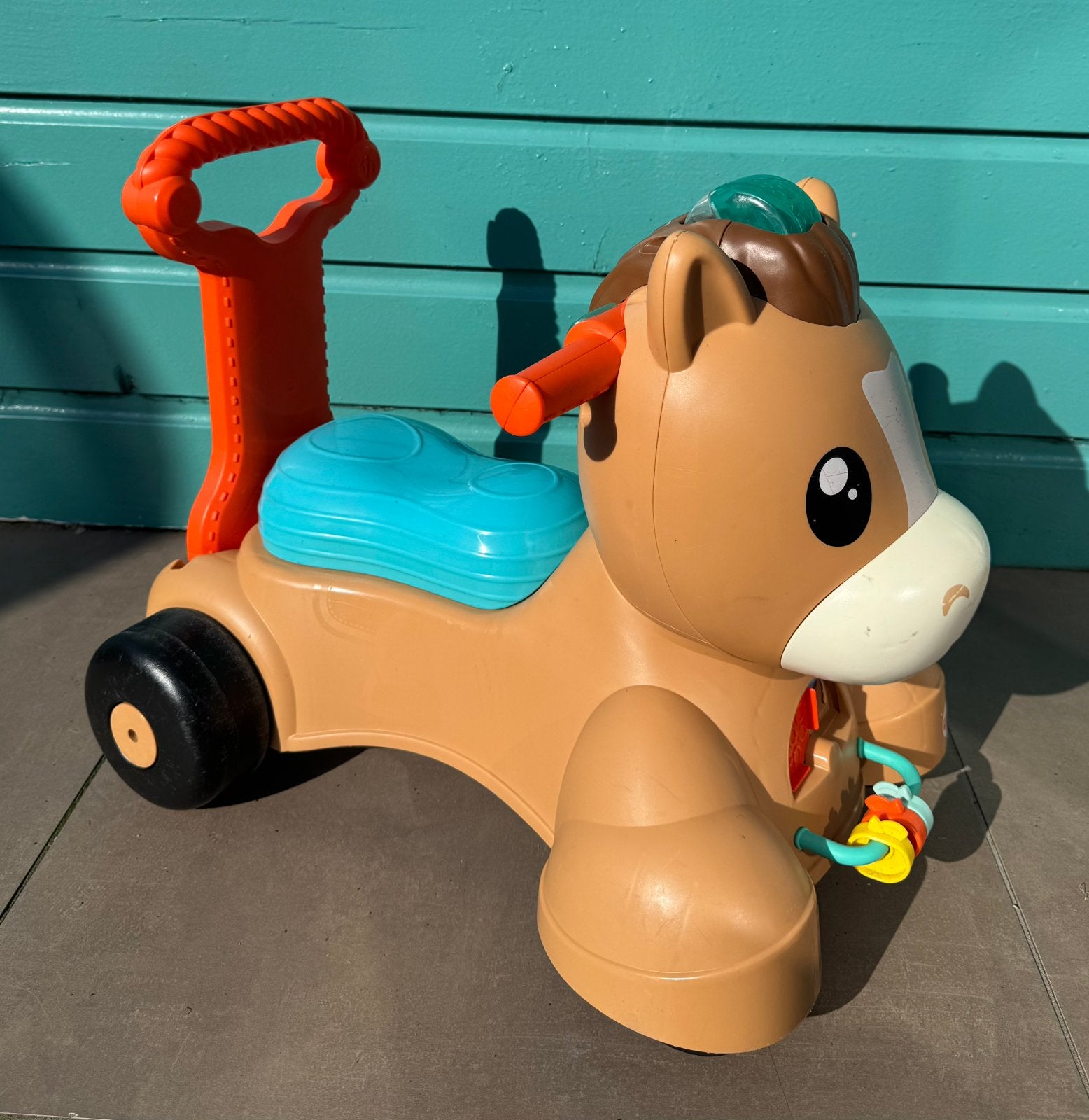 Fisher Price – Walk, Bounce & Ride Pony, Ophalen, Zo goed als nieuw, Overige typen