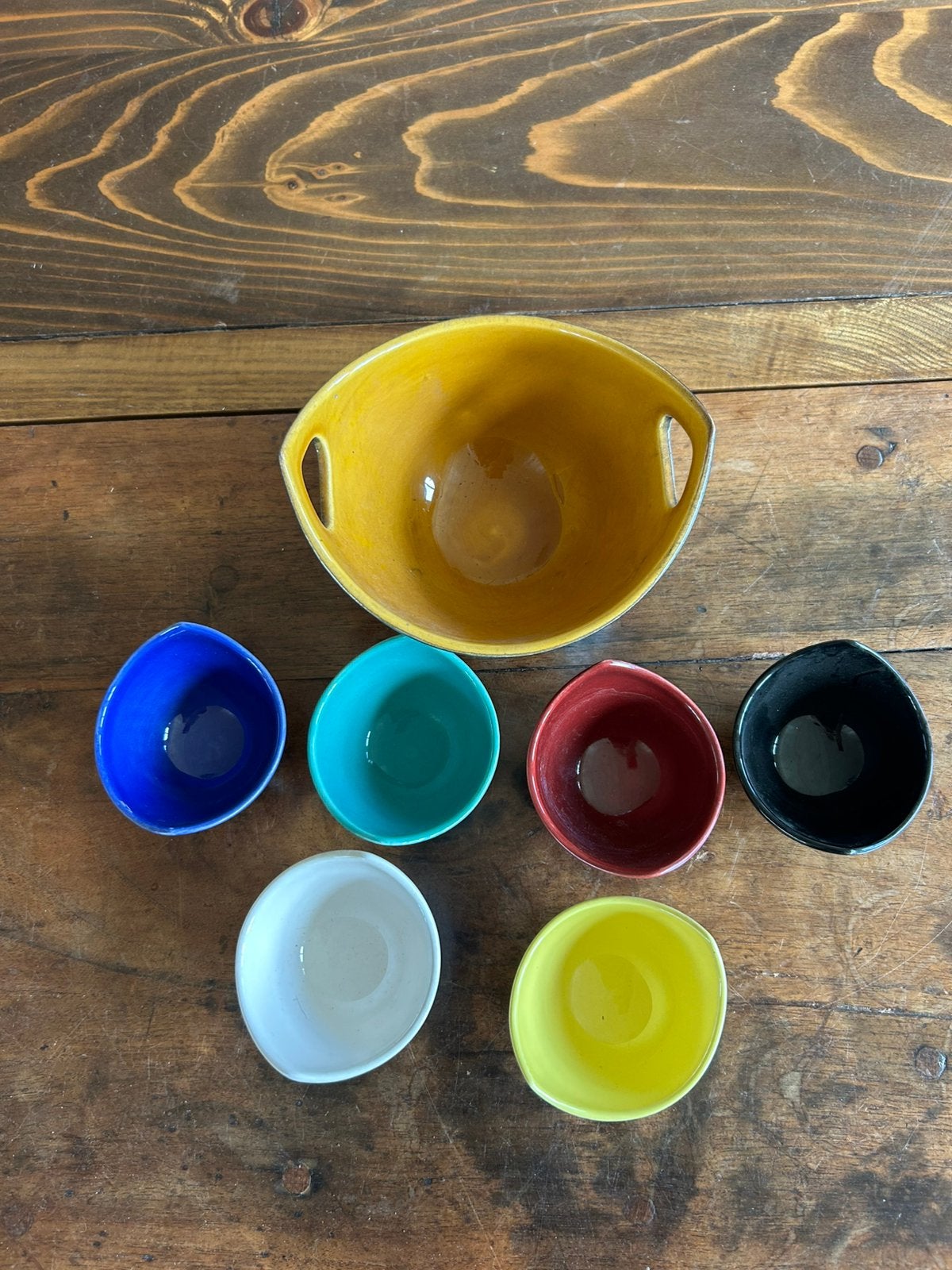 Vintage pindastel Potterie De Driehoek, Ophalen of Verzenden
