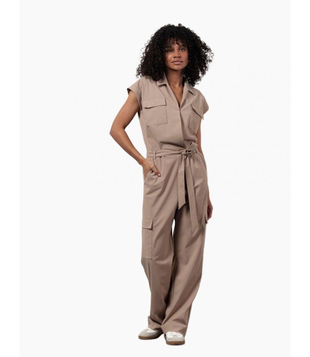 Nieuwe Nancy Cargo jumpsuit van Studio Anneloes XXL, Studio Anneloes, Verzenden, Beige, Maat 46/48 (XL) of groter