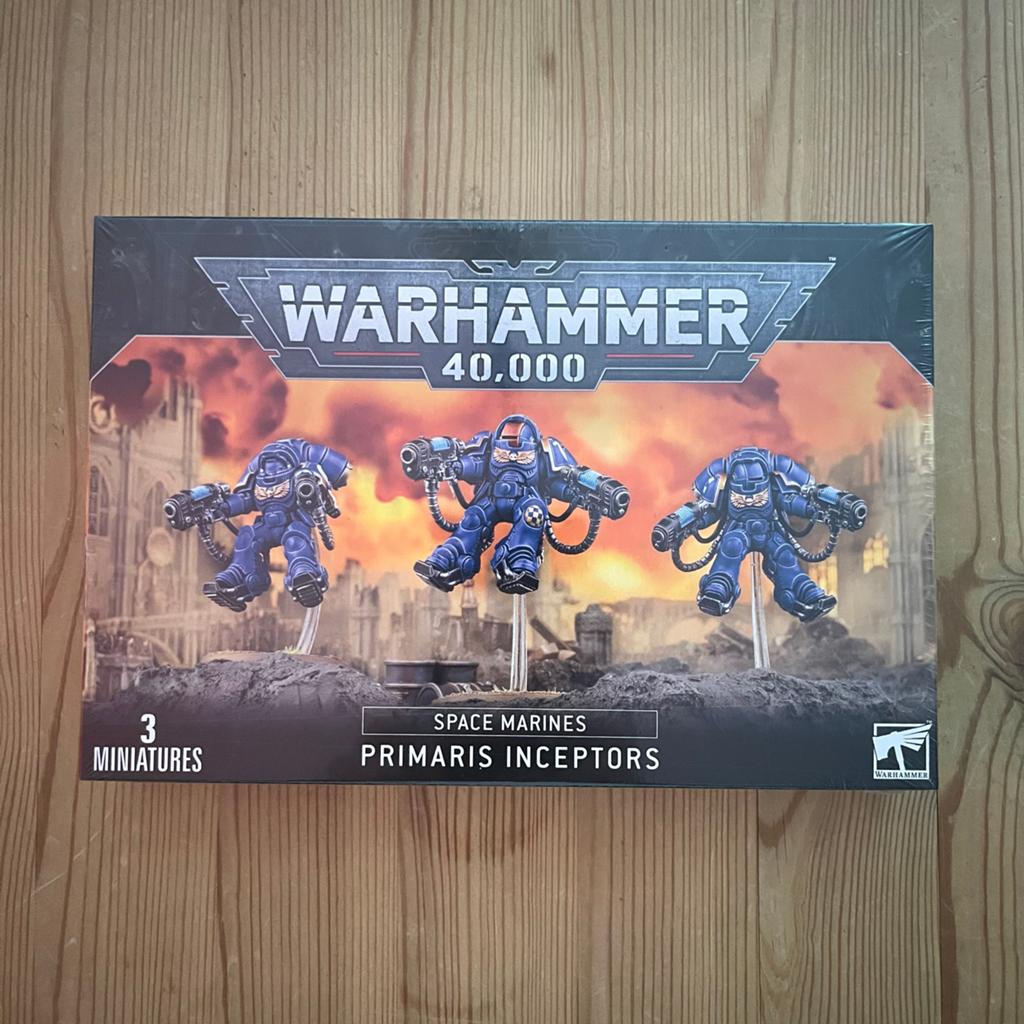 Warhammer 40.000 Space Marines Primaris Inceptors Nieuw Seal, Ophalen of Verzenden, Nieuw, Warhammer 40000, Figuurtje(s)