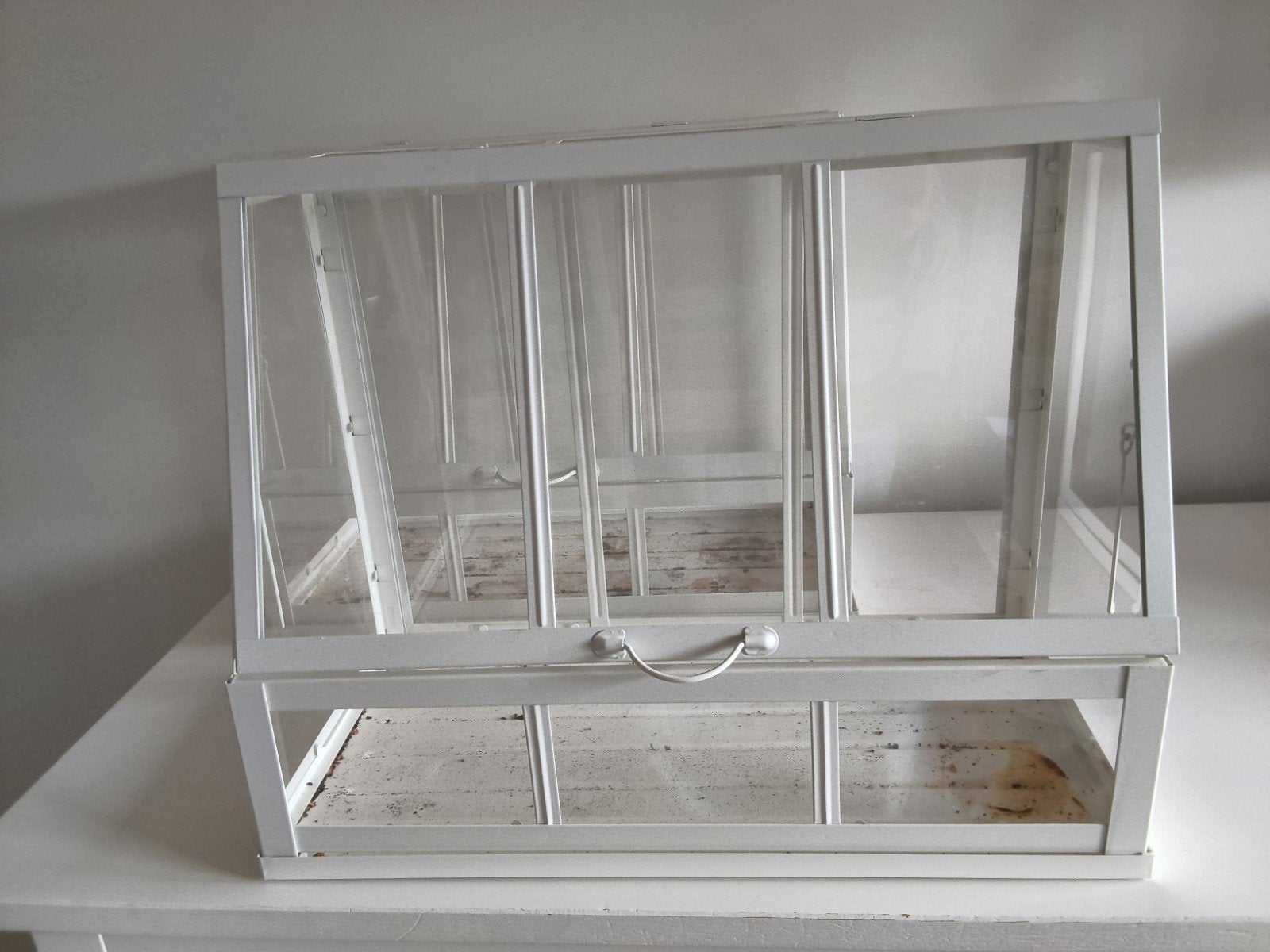 2x IKEA glazen kasje, Gebruikt, Kweekkas, Glas, Ophalen