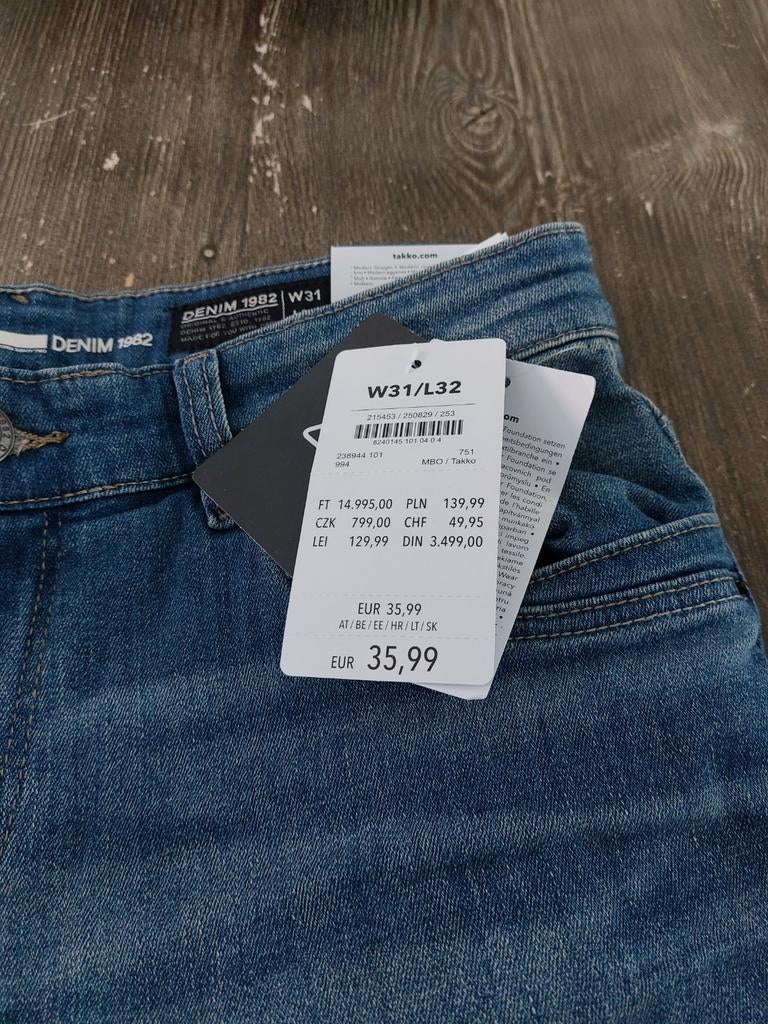 Heren broek w31/l32, Kleding | Heren, Spijkerbroeken en Jeans, Ophalen of Verzenden, Nieuw, Blauw, W32 (confectie 46) of kleiner
