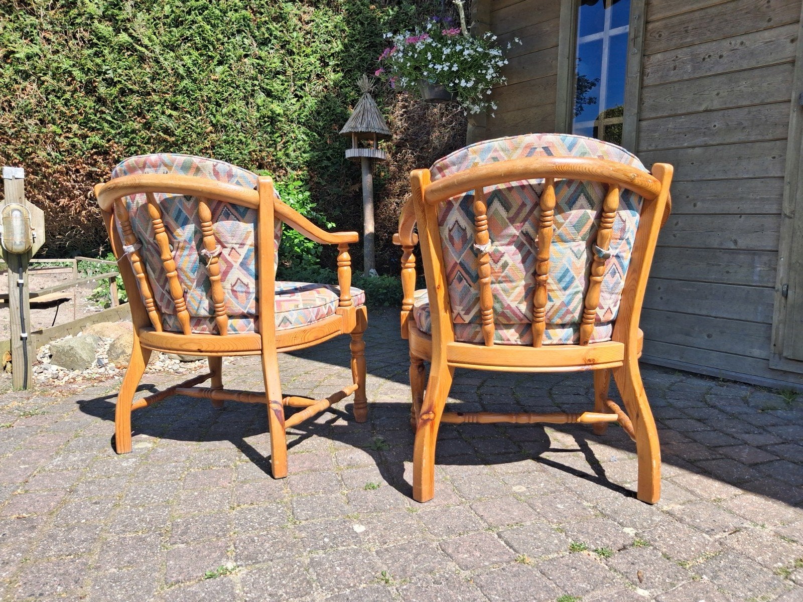 Stoelen, Huis en Inrichting, Ophalen, Gebruikt, Stof, Twee