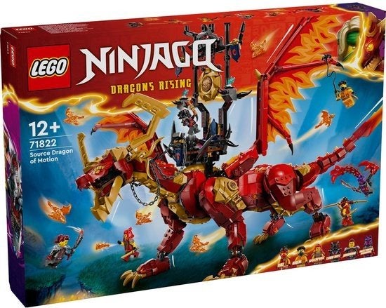 LEGO 71822 NINJAGO BRONDRAAK V BEWEGING (NIEUW), Ophalen, Lego, Nieuw, Compleet