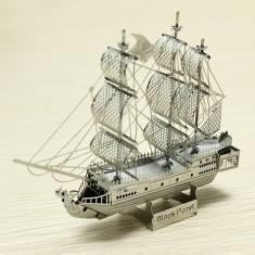 Metalen bouwpakket ZOYO Black Pearl Pirate Ship 3D Laser, Hobby en Vrije tijd, Modelbouw | Boten en Schepen, Ophalen of Verzenden