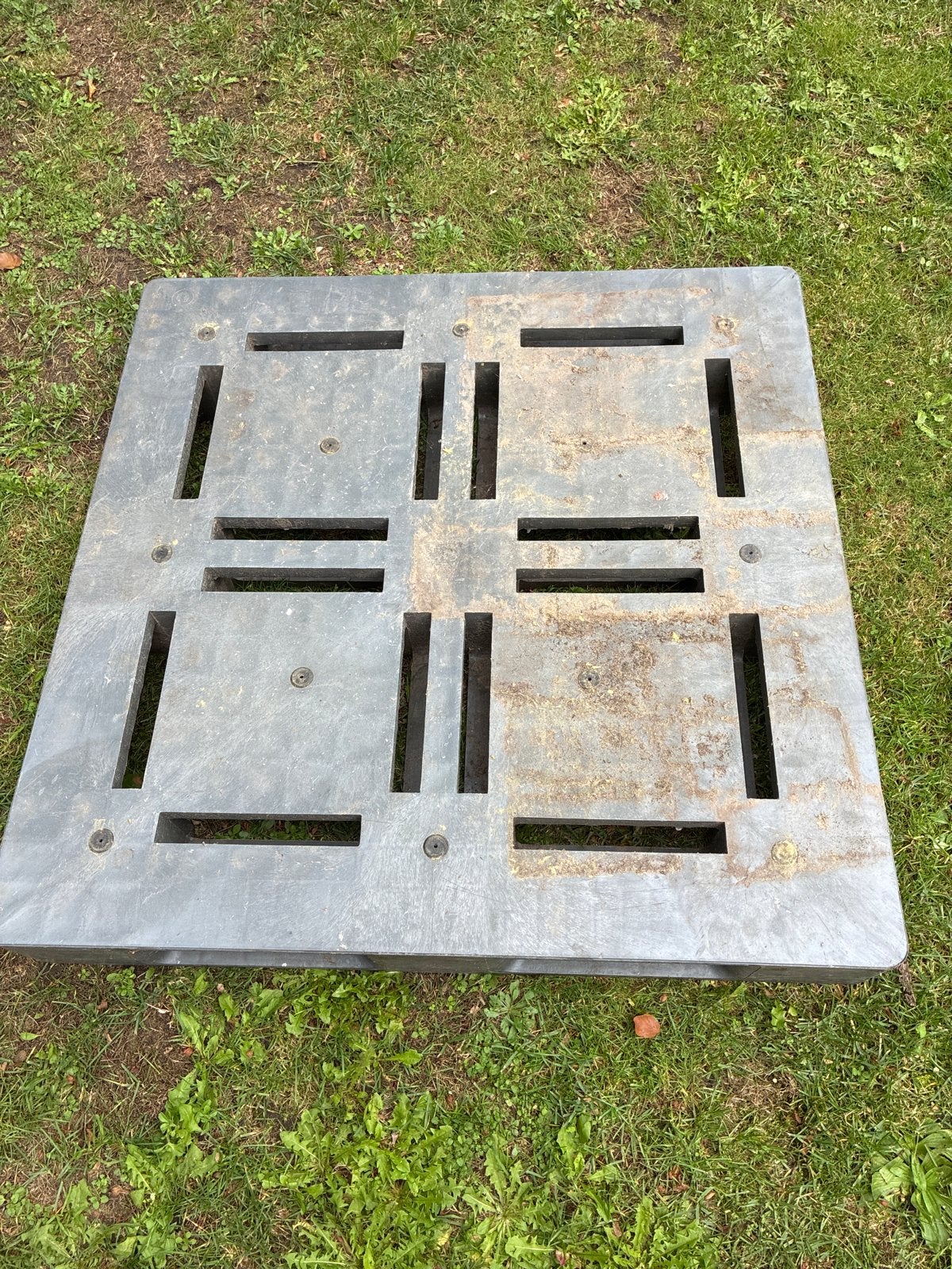 Kunststof blokpallets 1095x1095x140 mm - 4 stuks, Ophalen, 100 cm of meer, 60 cm of meer, Overige typen