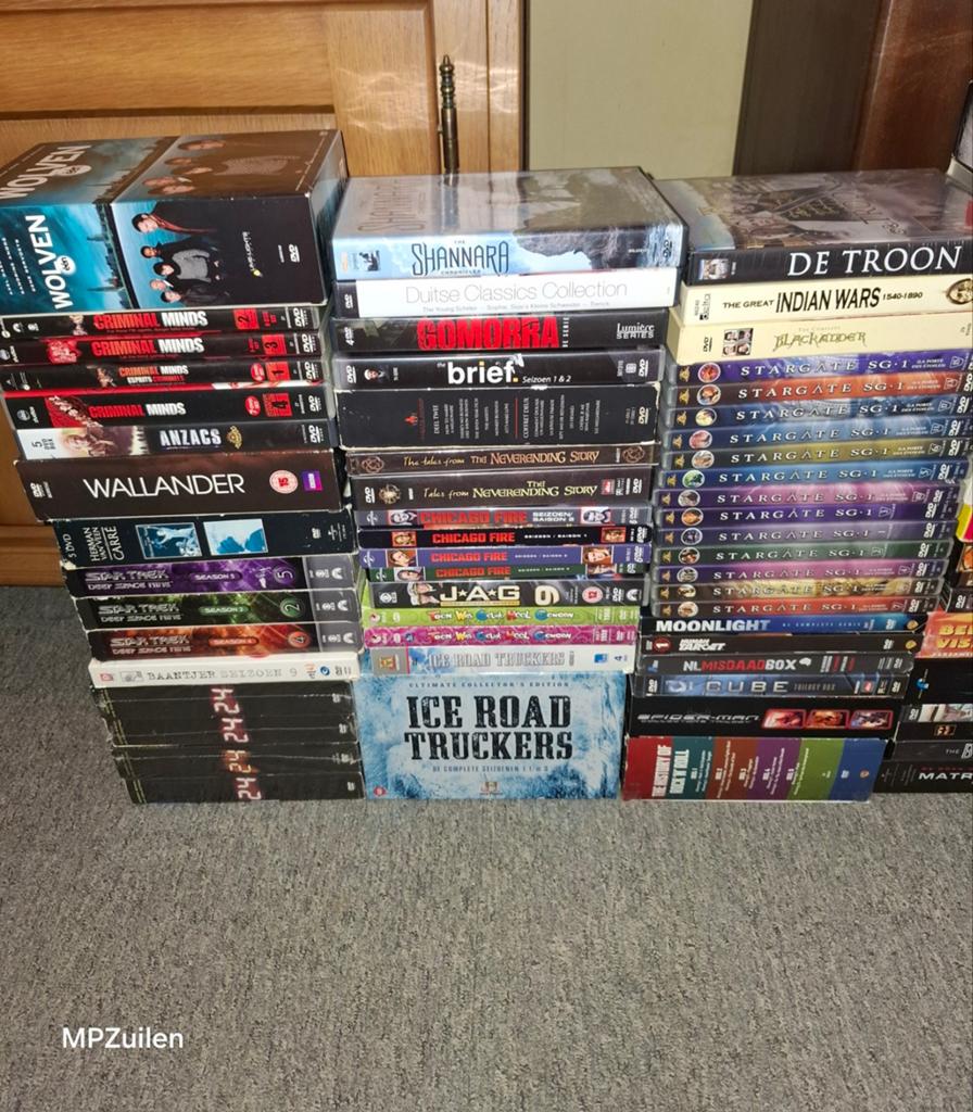 Verzameling DVDs  .. 279 items, Ophalen, Zo goed als nieuw, Boxset
