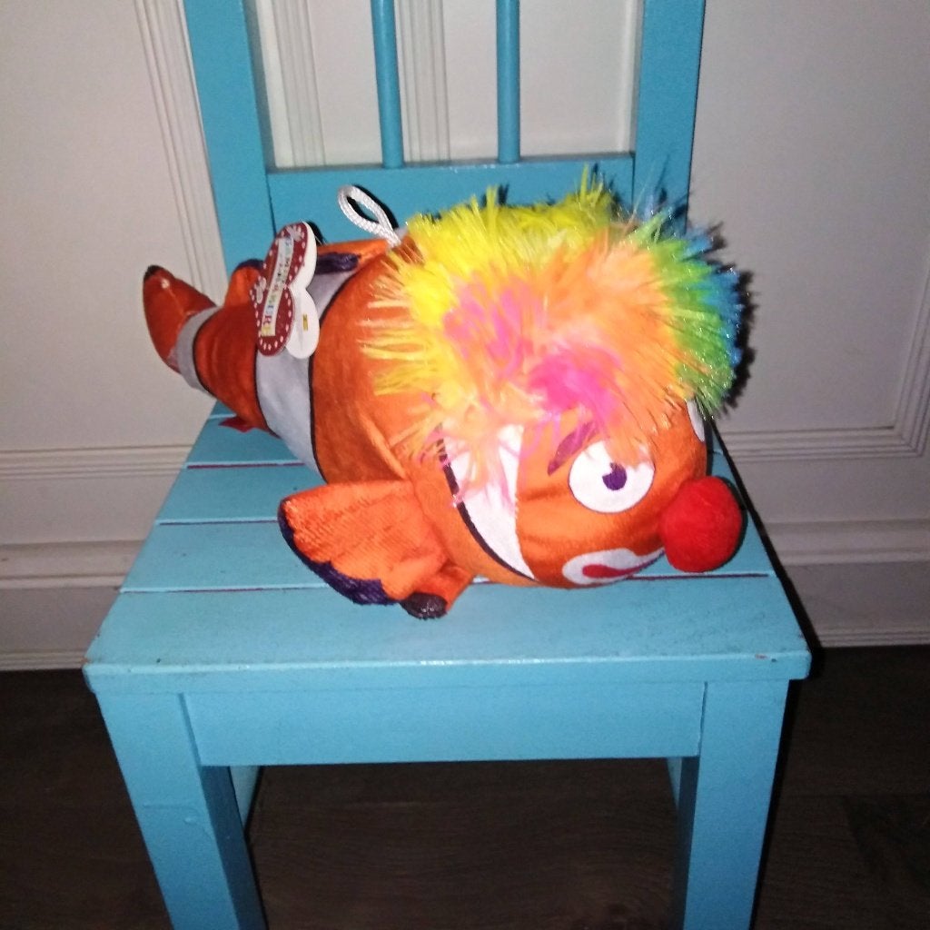 Kleurrijke clownvis-plucheknuffel, Ophalen, Gebruikt, Overige karakters, Overige typen