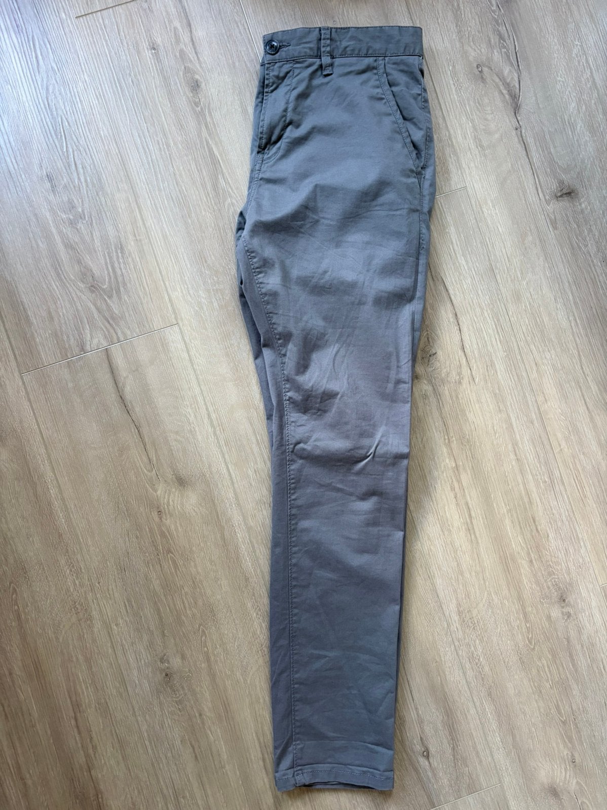 Tom tailer slim chino broek W32/L32, Ophalen, Zo goed als nieuw, Maat 48/50 (M), Grijs