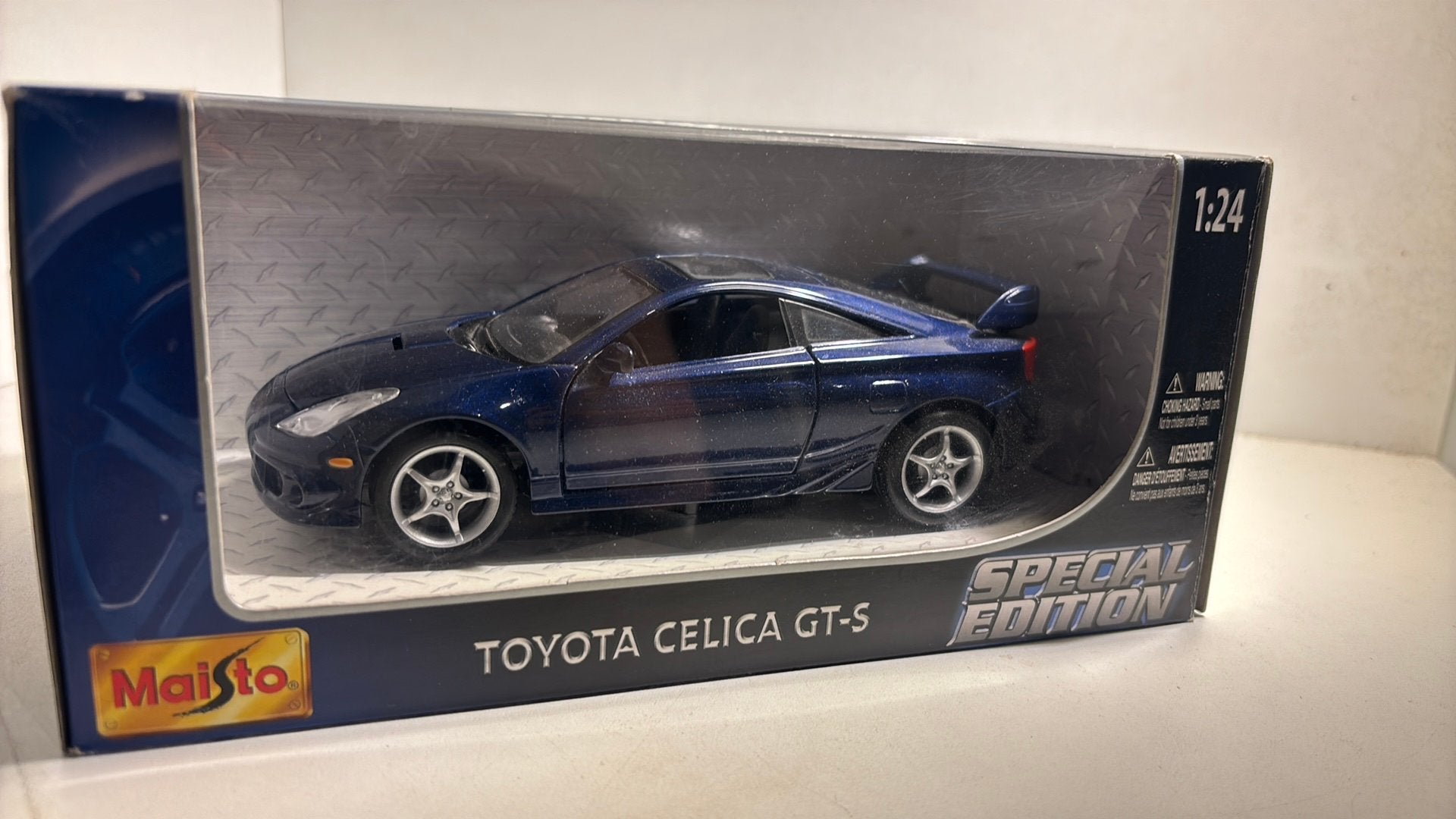 Toyota celica gt-s maisto 1.24, Hobby en Vrije tijd, Maisto, A, Ophalen of Verzenden, W