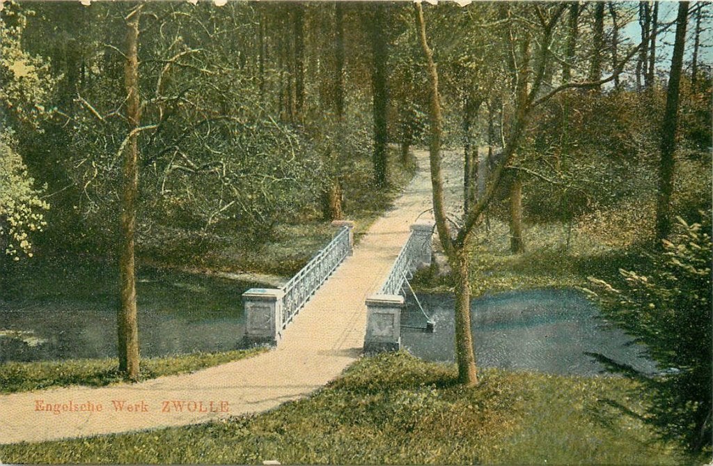 701-375-041 Zwolle Engelsche Werk, Verzamelen, Ophalen of Verzenden, Voor 1920, Overijssel