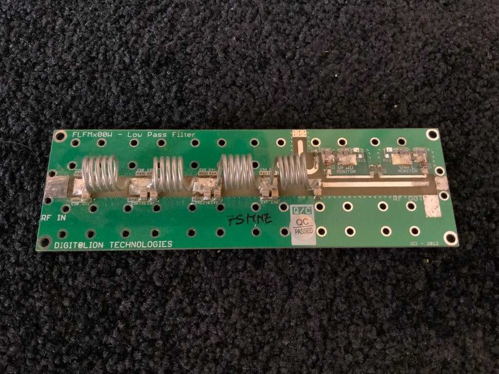 Low Pass Filter voor 75MHz, Telecommunicatie, Ophalen of Verzenden, Zo goed als nieuw, Zender en Ontvanger