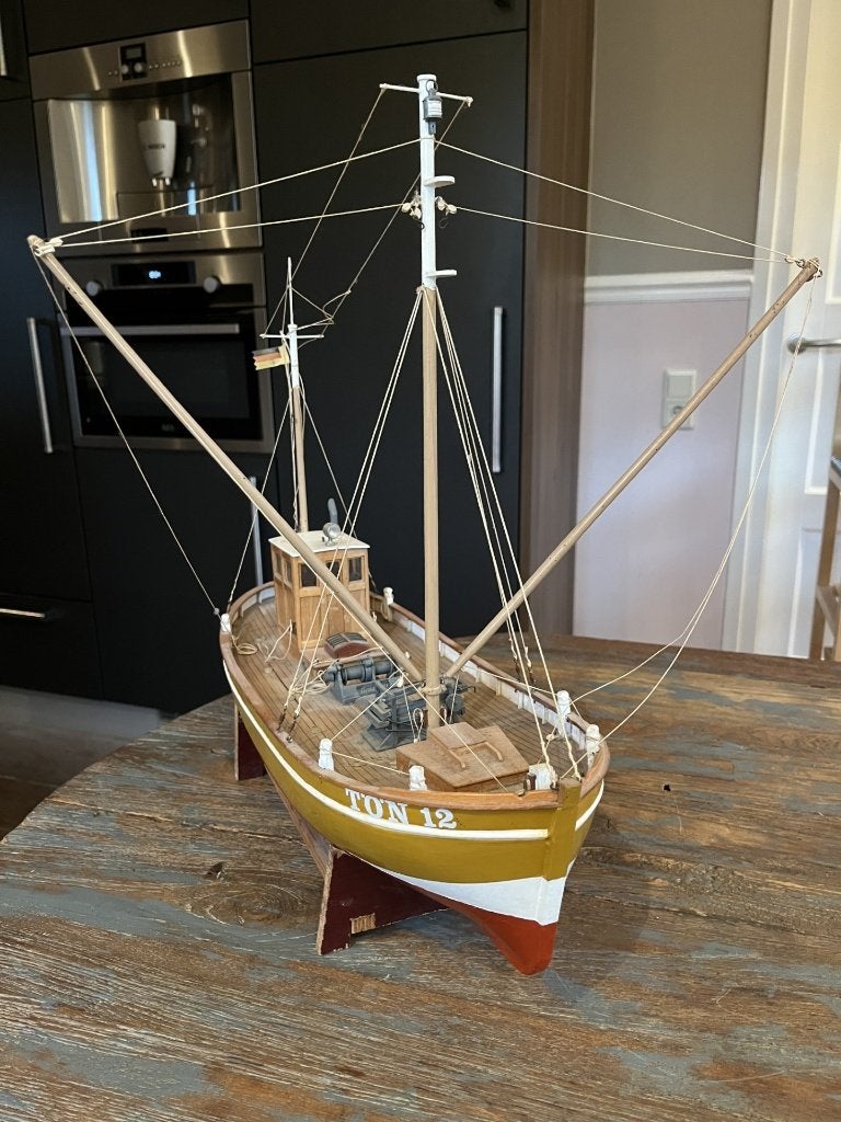 Modelbouw schip Tön12 Krabbe   van Graupner, Hobby en Vrije tijd, Ophalen of Verzenden, Gebruikt