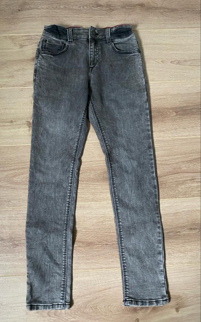 Donkergrijze WeFashion Blue Ridge jeans maat 146, Kinderen en Baby's, Kinderkleding | Maat 146, Ophalen of Verzenden, Zo goed als nieuw