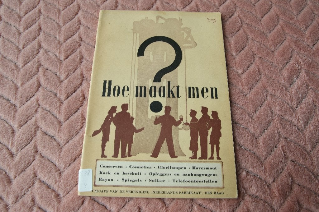 Vintage boekje. Hoe maakt men?, Boeken, Ophalen of Verzenden, Gelezen
