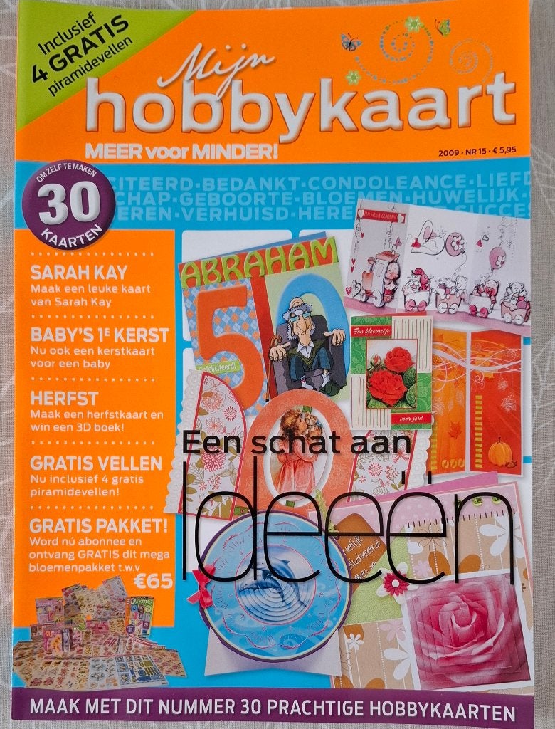 Mijn Hobbykaart - 30 kaarten om zelf te maken, Hobby en Vrije tijd, Kaarten | Zelf maken, Ophalen of Verzenden, Nieuw, Overige thema's