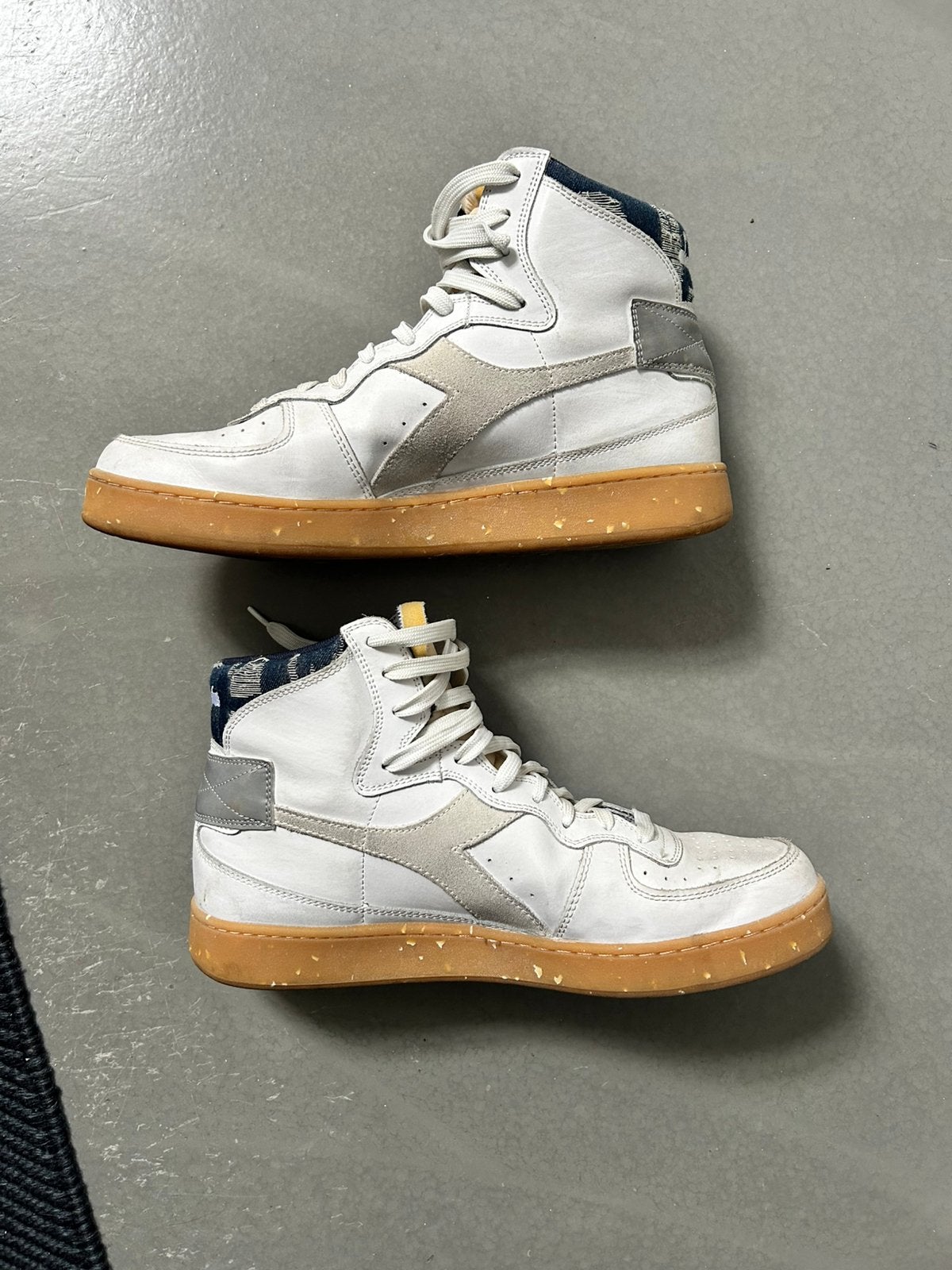 Diadora basket - maat 45, Wit, Ophalen of Verzenden, Sneakers of Gympen, Zo goed als nieuw