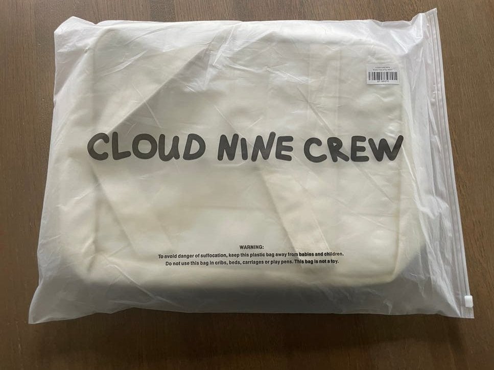 Cloud Nine Crew Boston Tote (Milky White), Ophalen of Verzenden, Nieuw, Wit, Overige typen
