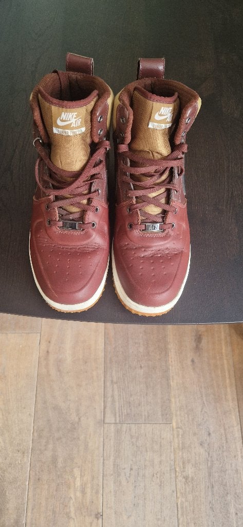 Nike Lunar Force 1 High Sneakerboot maat 44 bruin, Bruin, Nike, Ophalen of Verzenden, Gedragen