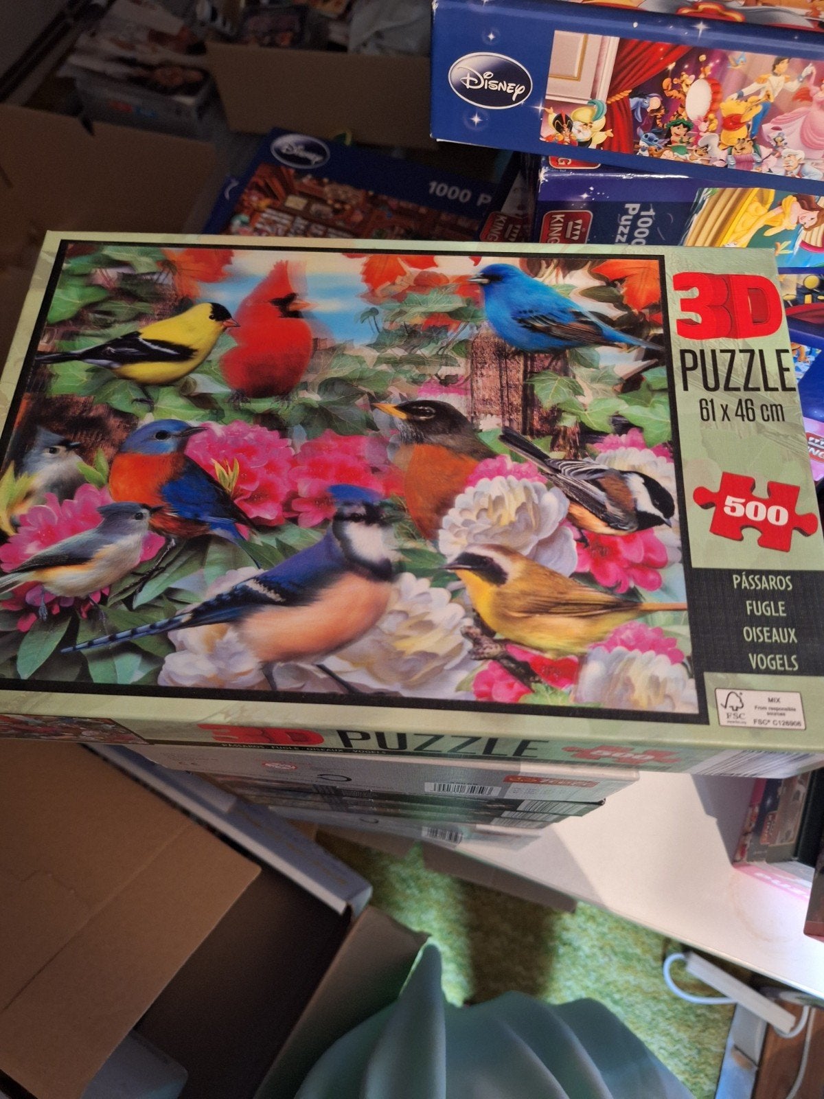 3d puzzel 1x gemaakt compleet, Ophalen, 500 t/m 1500 stukjes, Zo goed als nieuw, Rubik's of 3D-puzzel
