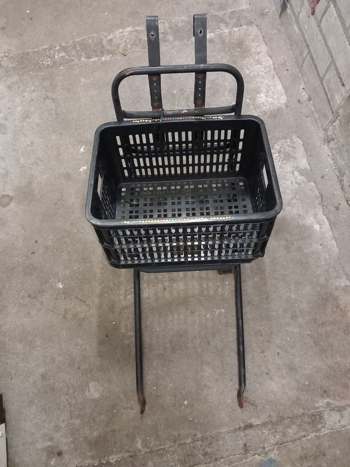fietsmandmet stuurbevestiging, Ophalen of Verzenden, Zo goed als nieuw