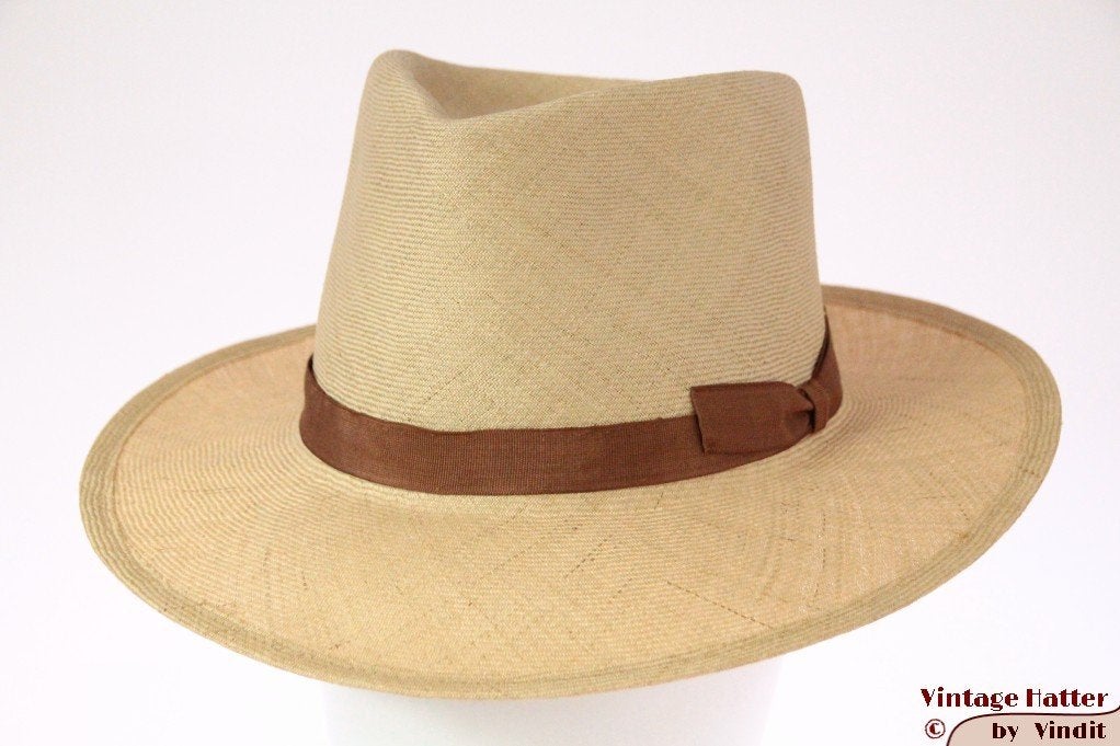 Brixton Limited Verona panama hoed van fijn stro 56 Nieuw, Kleding | Dames, Hoeden en Petten, 56 of 57 cm (M, 7 of 7⅛ inch), Hoed