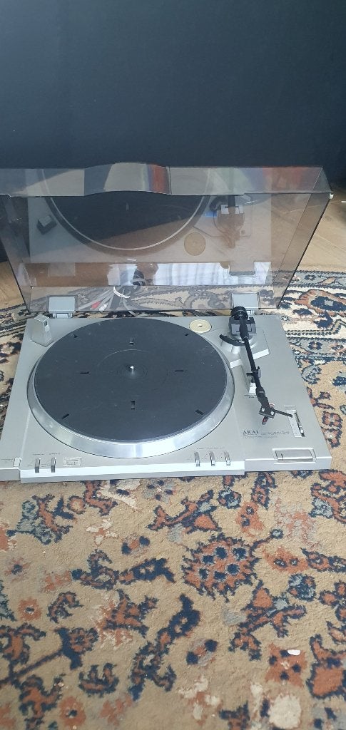 AKAI AP-Q41 met Ortofon SMB 12 naald voorgeïnstalleerd, Ophalen of Verzenden, Zo goed als nieuw, Akai, Automatisch