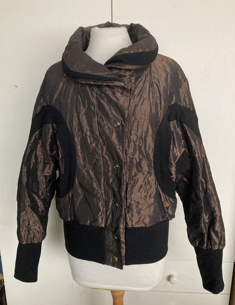 Maat: 38 / Bruine winterjas - winterjack, Maat 38/40 (M), Tuzzi, Bruin, Ophalen of Verzenden