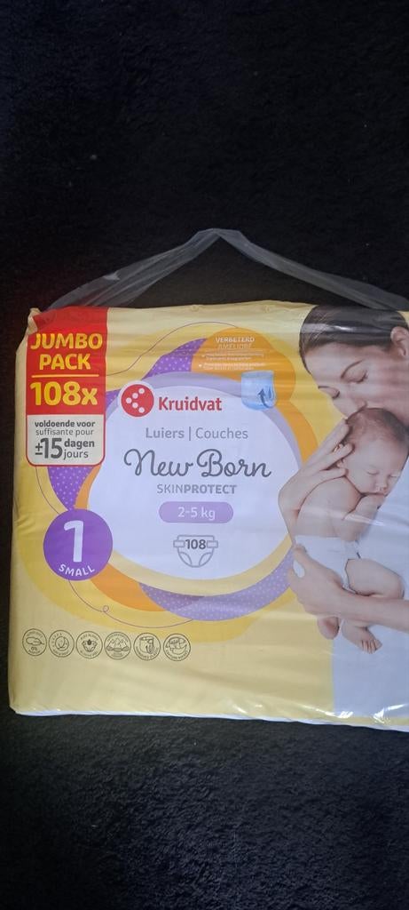 Nieuwe Kruidvat luiers - 4x maat 2, 2x maat 1, Ophalen of Verzenden