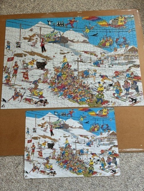 3 x Jan van Haasteren puzzel voor € 15,--, Ophalen of Verzenden, 500 t/m 1500 stukjes, Gebruikt, Legpuzzel