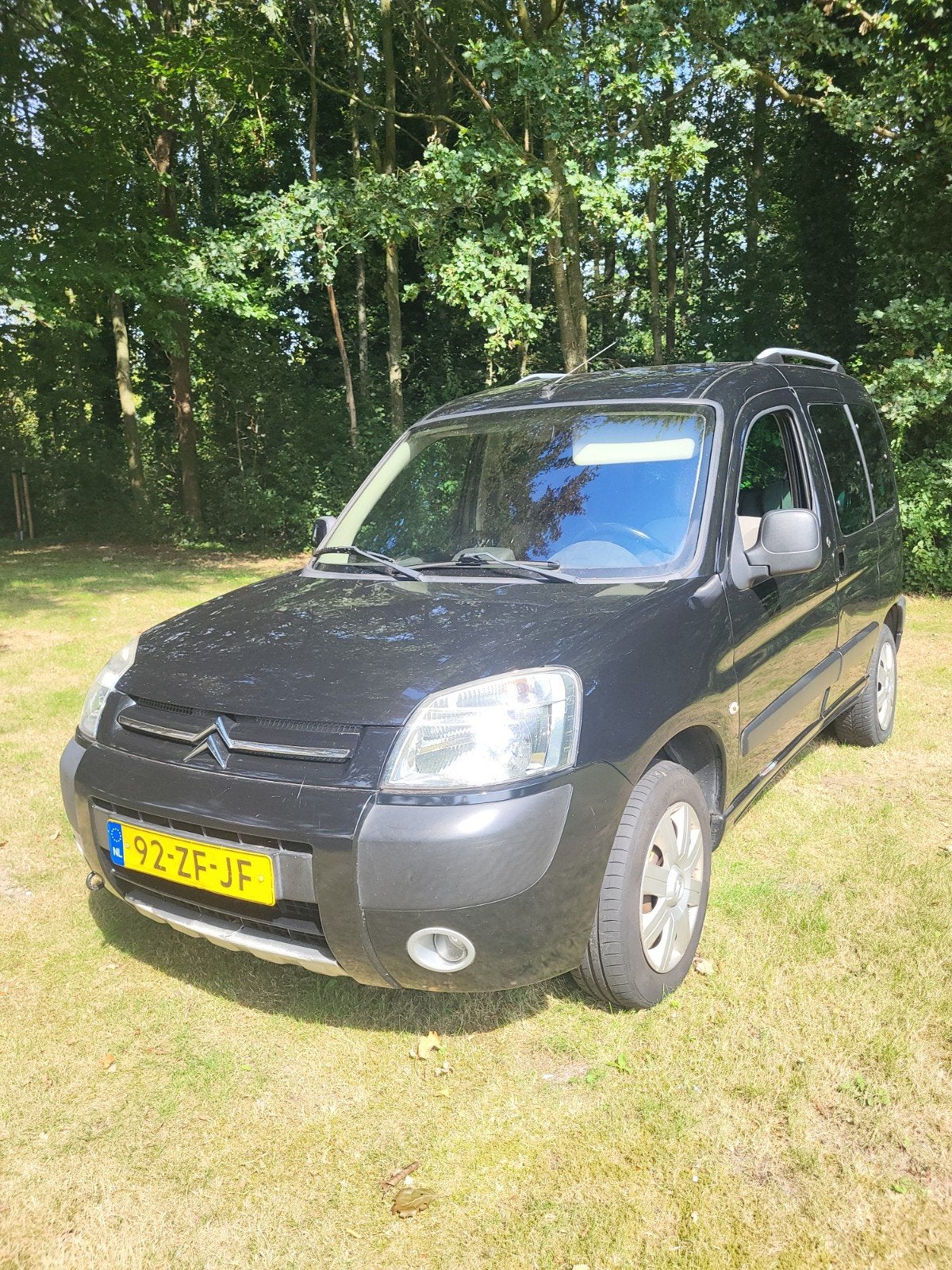 Citroën Berlingo 1.6 I 16V 2008 Zwart  inruil mogelijk!, Auto's, Zwart, Origineel Nederlands, Berlingo, Handgeschakeld