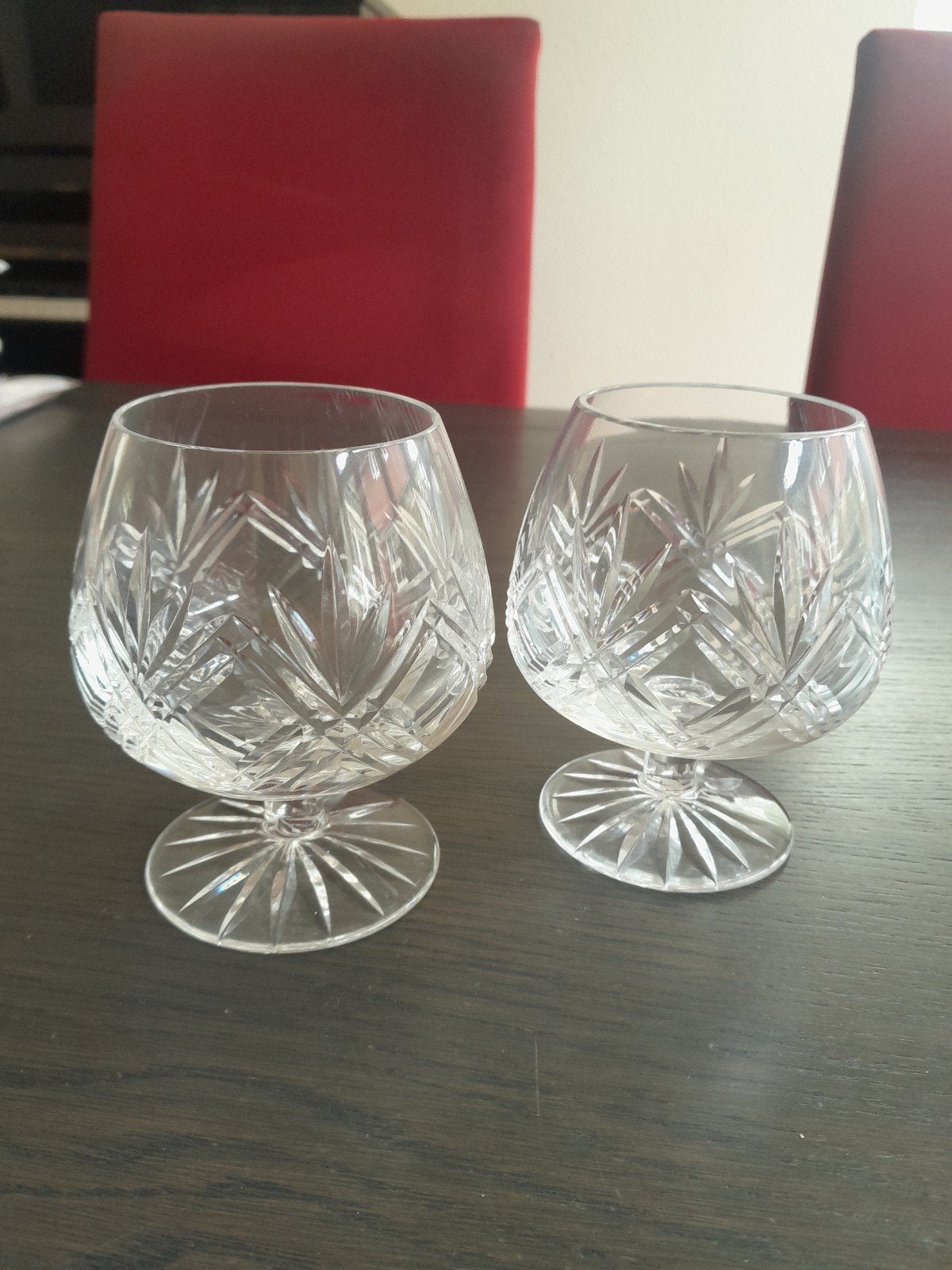 Vintage kristal cognacglazen, Antiek en Kunst, Ophalen of Verzenden