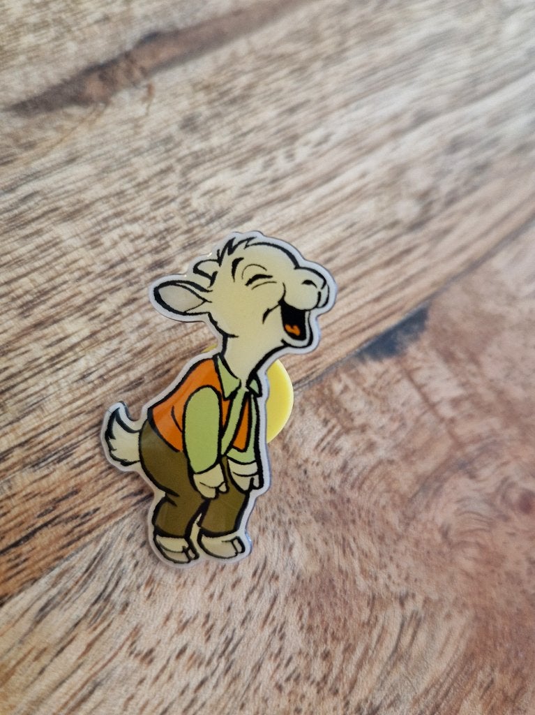 Efteling Geitje Benjamin - EPP 3, Verzamelen, Speldjes, Pins en Buttons, Ophalen of Verzenden, Gebruikt, Overige onderwerpen, Speldje of Pin