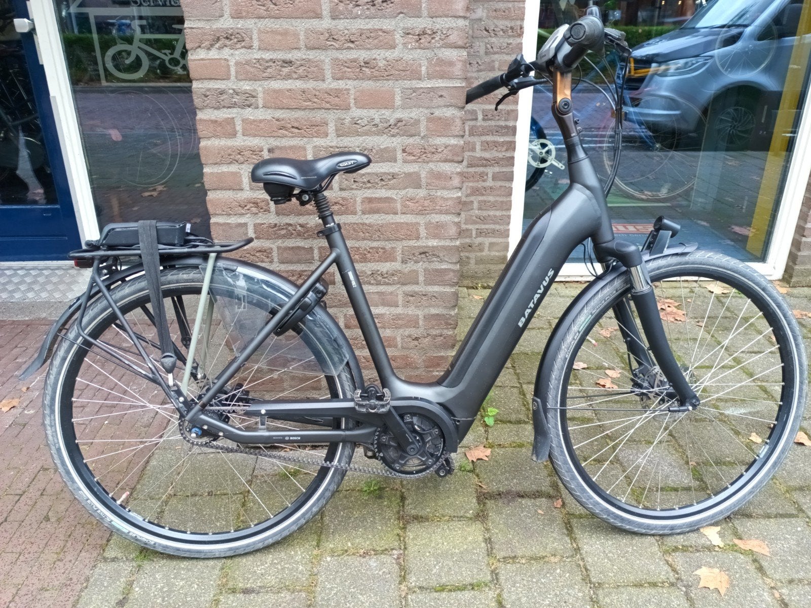 Batavus finez met riem en 625wh, 51 tot 55 cm, Ophalen, Gebruikt, Batavus